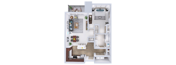 CrossTown - B2 - 1 Bed - 1 Bath