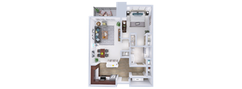 CrossTown - B2 - 1 Bed - 1 Bath