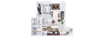 CrossTown - H2 - 1 Bed - 1 Bath