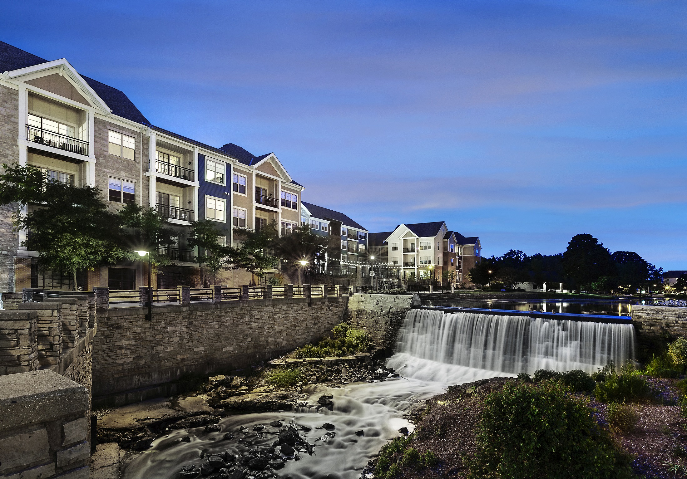 RiverWalk on the Falls in Menomonee Falls