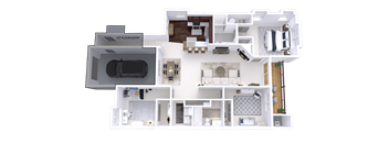 a floor plan of a house