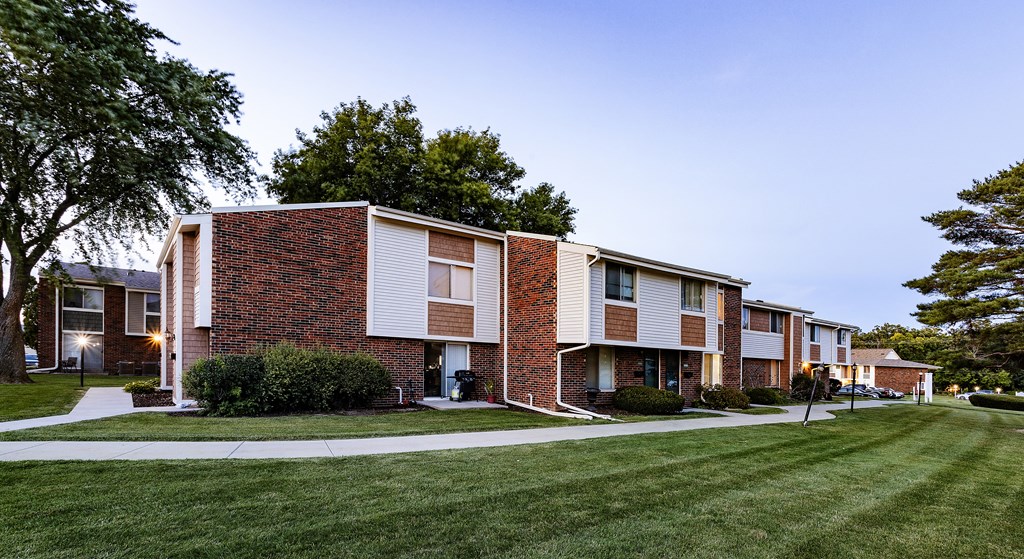 our apartments at the reserves feature a spacious yard and green grass