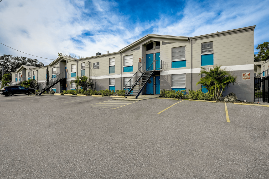 the building in which the apartments are located