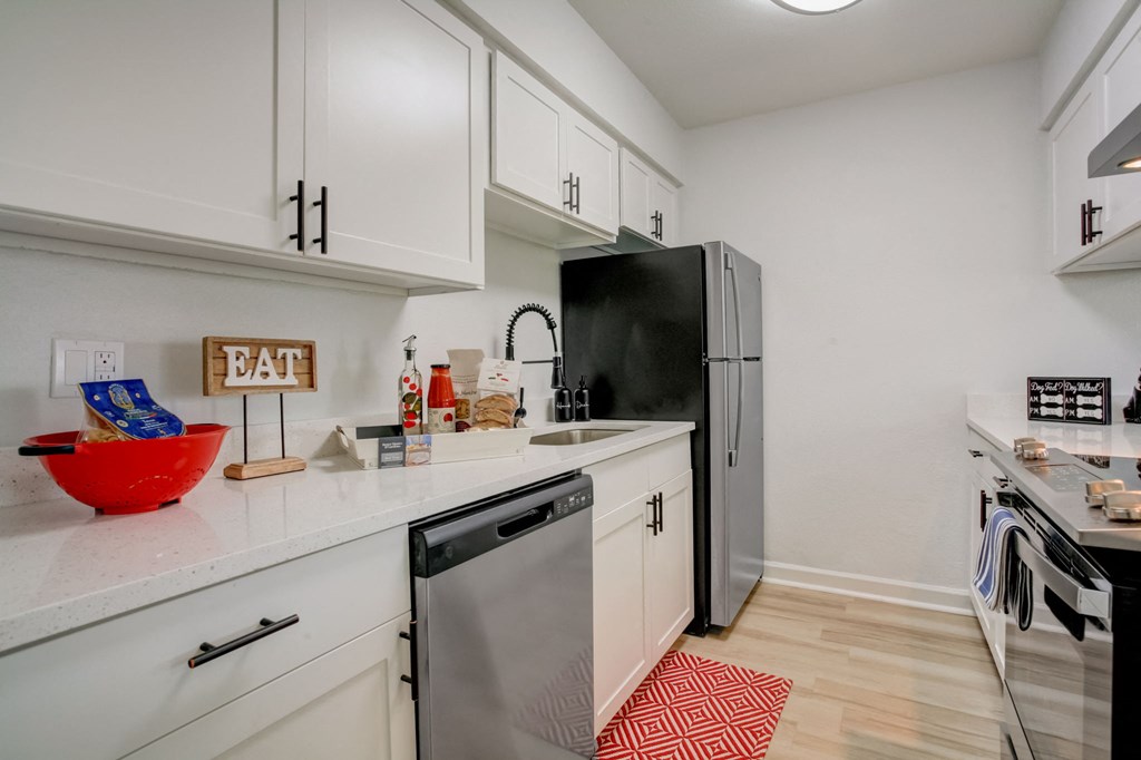 Renovated Kitchen at Captiva Club Apartments at 4401 Club Captiva Drive in Tampa, FL 33615