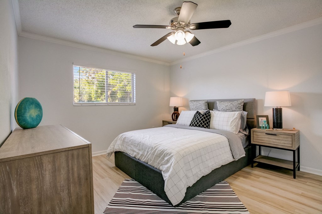 Renovated Secondary Bedroom at Captiva Club Apartments at 4401 Club Captiva Drive in Tampa, FL 33615