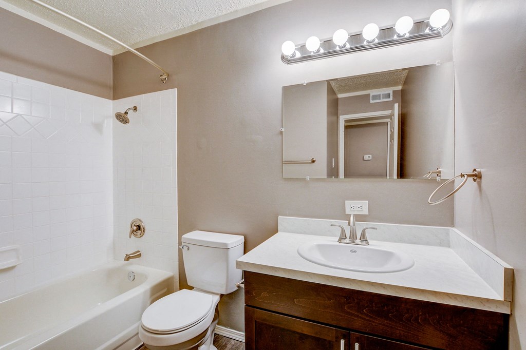 Apartment Home Bathroom at Woodland Ridge Apartments at 3420 Joann Lane in Woodridge IL