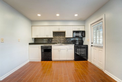 Kitchen at The Flats at Seminole Heights at 4111 N Poplar Ave in Tampa, FL