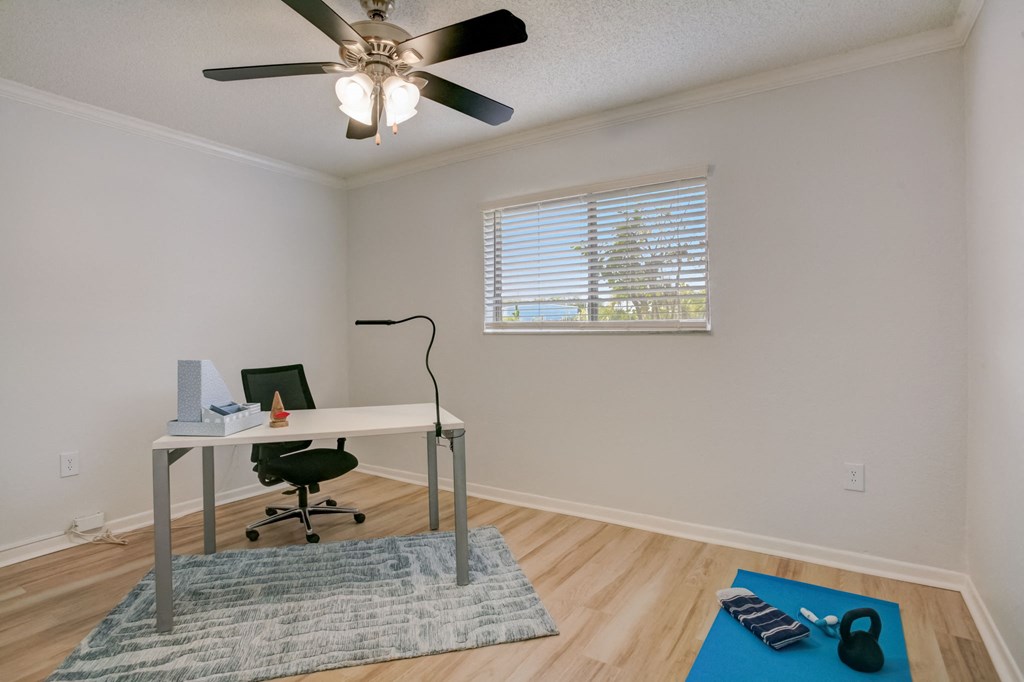 Renovated Secondary Bedroom at Captiva Club Apartments at 4401 Club Captiva Drive in Tampa, FL 33615