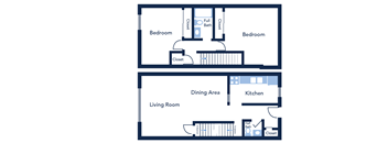 2 bedroom, 1.5 Bathroom Townhome at Willowbrooke Apartments & Townhomes at 396 Willowbrooke Drive, Brockport, NY 14450