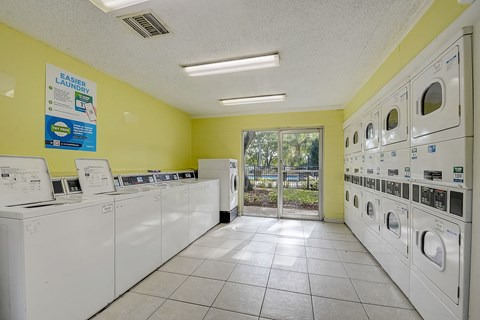 Clothing Care and Laundry Center at Fernwood Grove Apartments at 4900 MacDill Ave in Tampa, Florida
