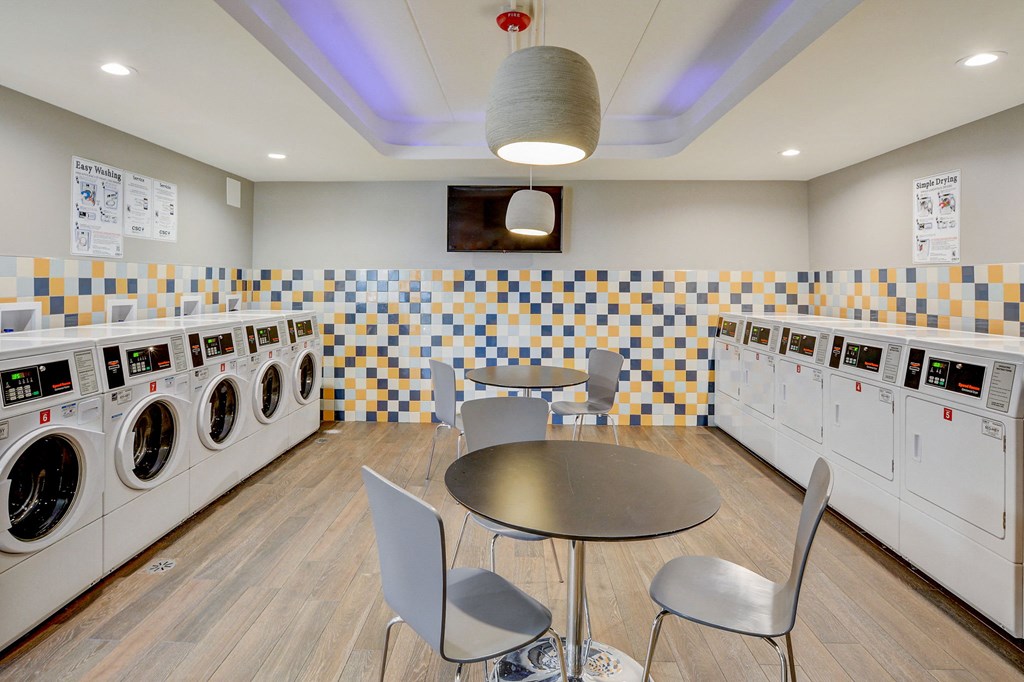 Clothing Care Center and Laundry Center at Woodland Ridge Apartments at 3420 Joann Lane in Woodridge IL