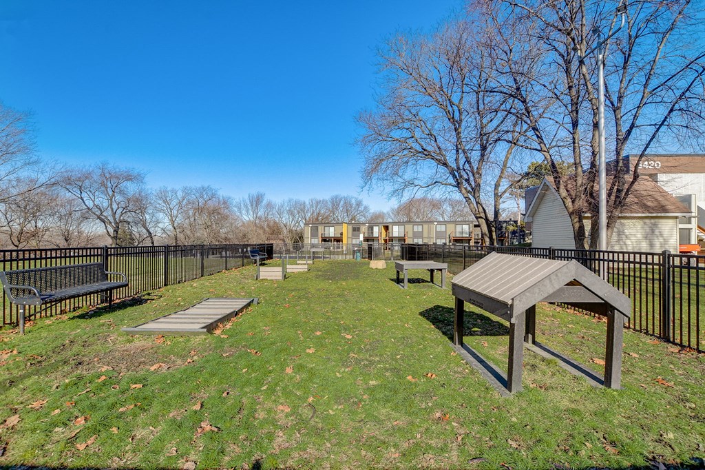 Outdoor Space at Woodland Ridge Apartments at 3420 Joann Lane in Woodridge IL