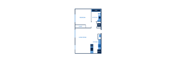 a screenshot of the interface of a living room and a kitchen