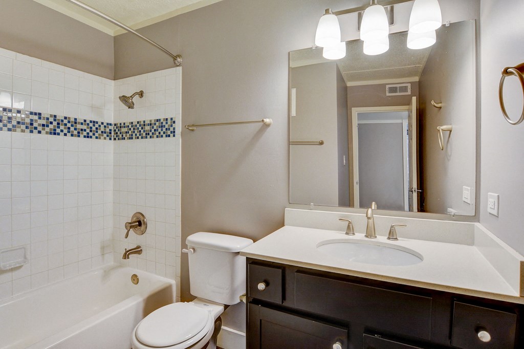 Apartment Home Bathroom at Woodland Ridge Apartments at 3420 Joann Lane in Woodridge IL