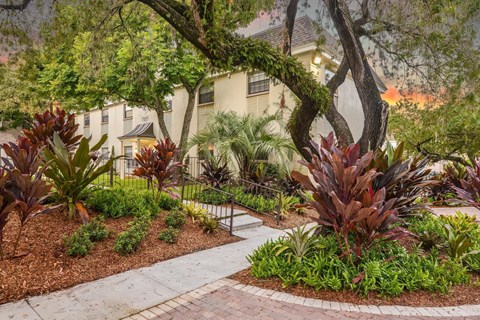 Community Walkway at The Flats at Seminole Heights, Tampa