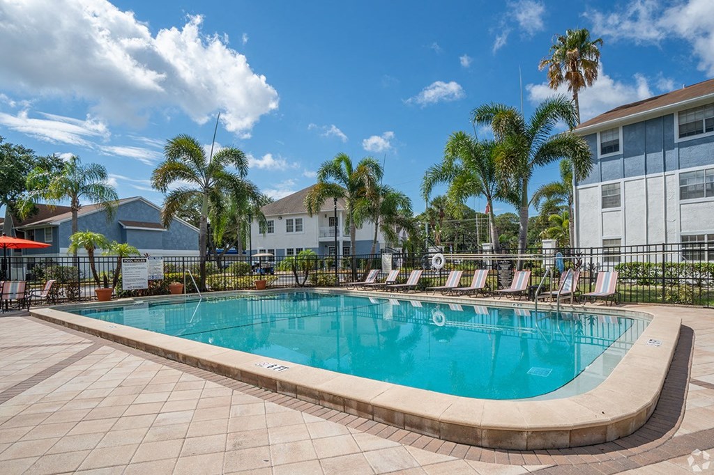 Pool at Captiva Club Apartments at 4401 Club Captiva Drive in Tampa, Florida 33615