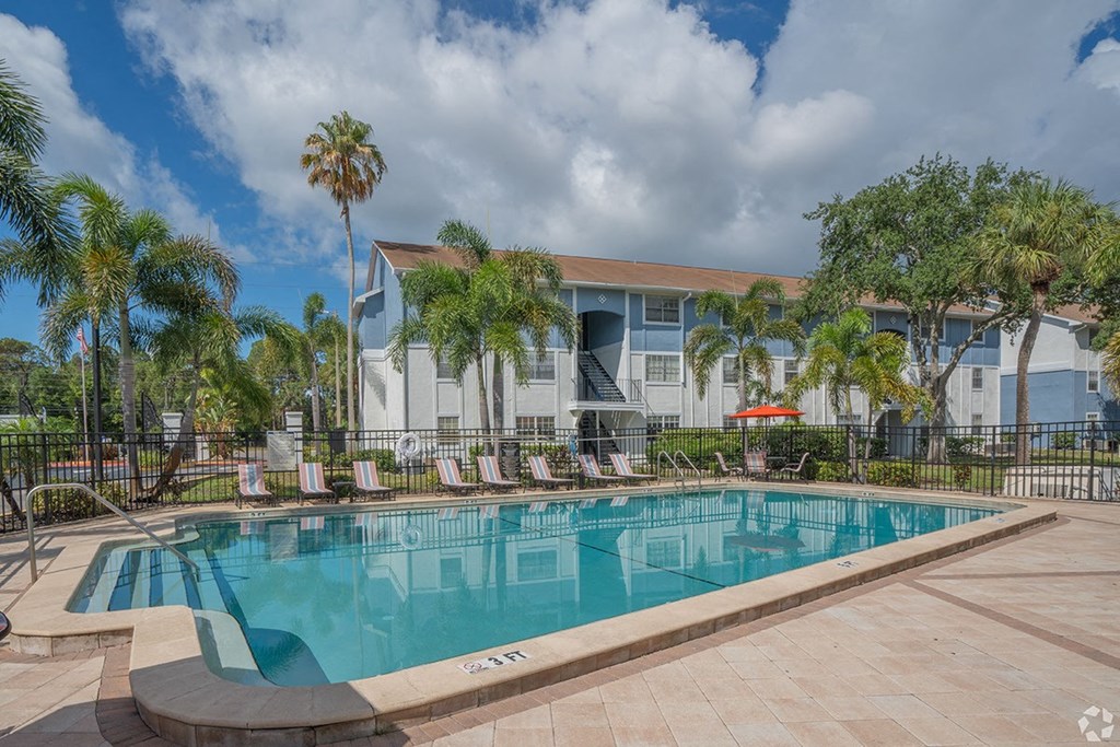 Pool at Captiva Club Apartments at 4401 Club Captiva Drive in Tampa, Florida 33615