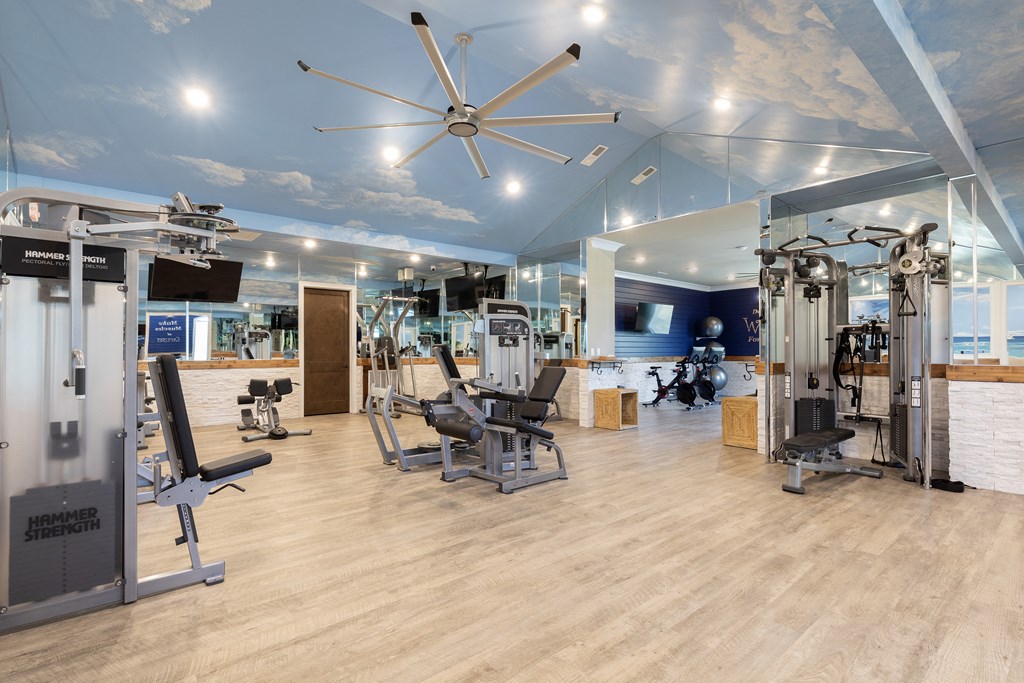 Luxury Fitness Center at Cocoa Grand Apartments in Cocoa FL 32926
