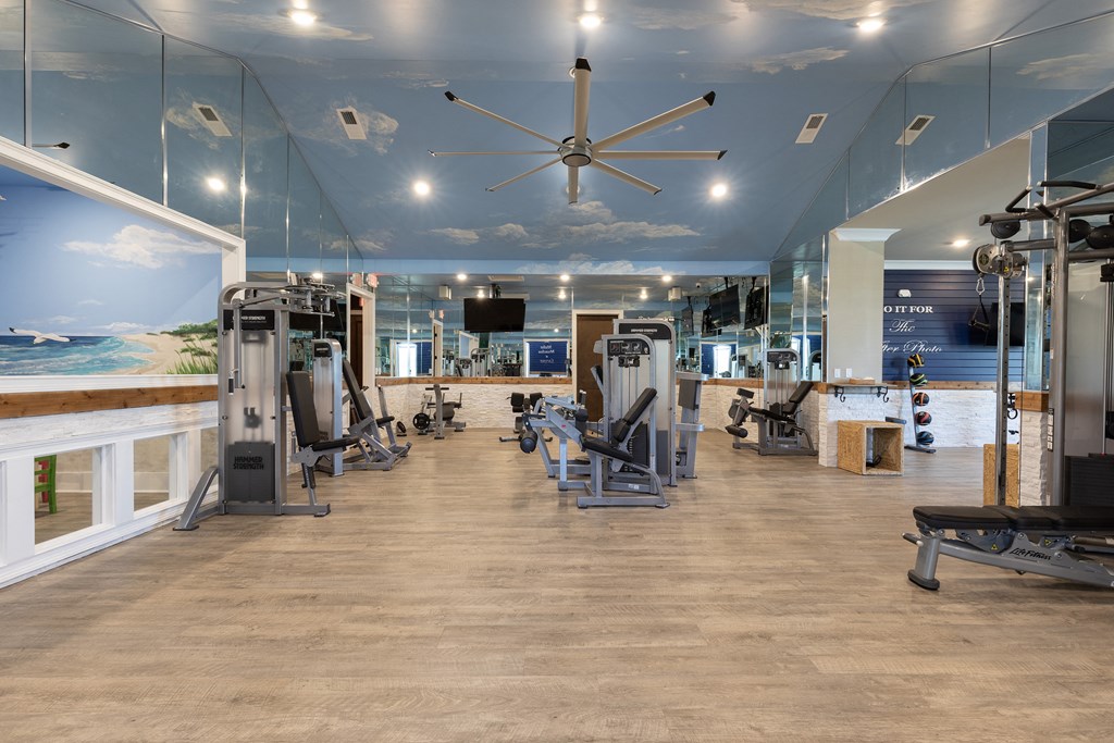 Luxury Fitness Center at Cocoa Grand Apartments in Cocoa FL 32926