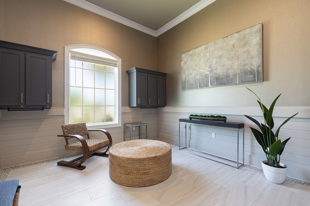 Shared shower space at Cocoa Grand Apartments in Cocoa FL 32926