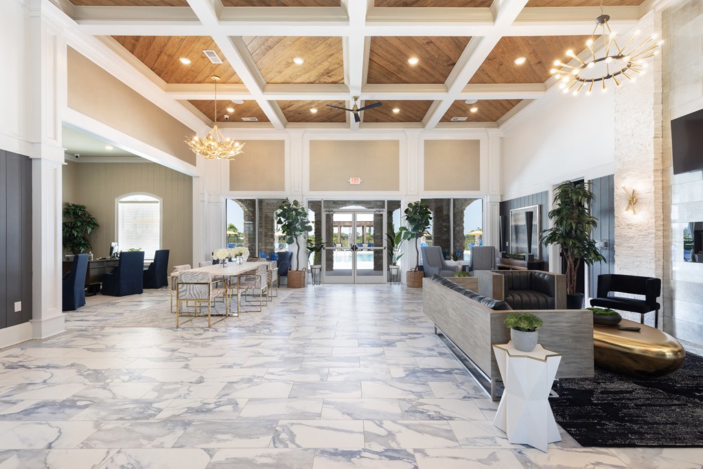 Clubhouse Entrance at Cocoa Grand Apartments in Cocoa FL 32926