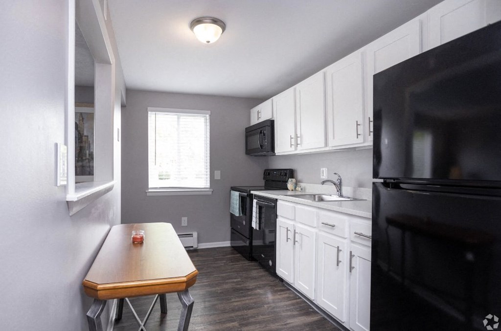 Renovated Kitchen at Highview Manor Apartments, Fairport