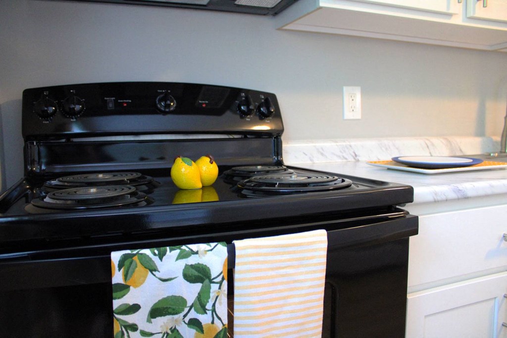 Renovated Kitchen at Highview Manor Apartments in Fairport, NY