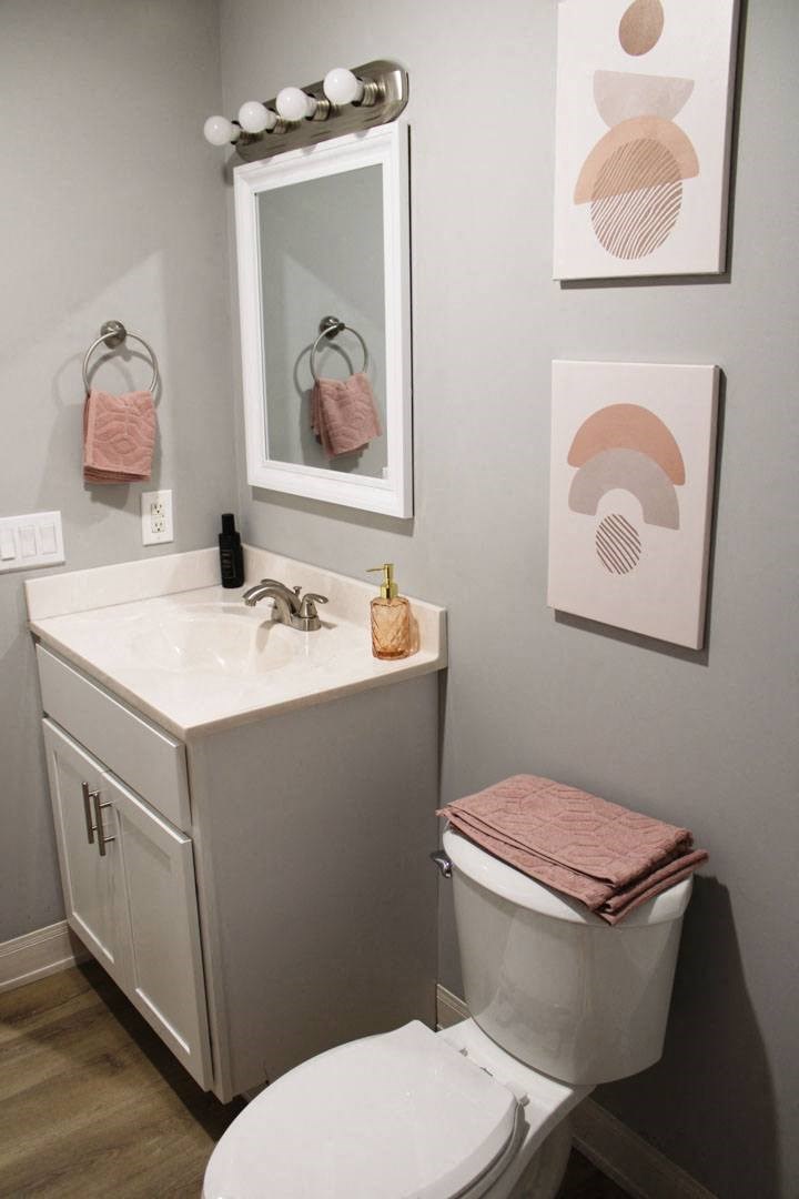 Renovated Bathroom at Highview Manor Apartments in Fairport, NY