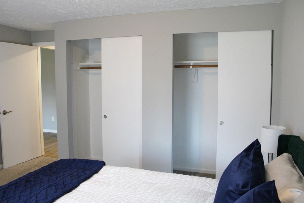 Renovated Bedroom at Highview Manor Apartments in Fairport, NY