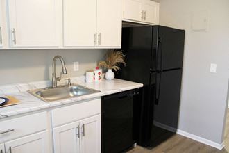 Renovated Kitchen at Highview Manor Apartments in Fairport, NY
