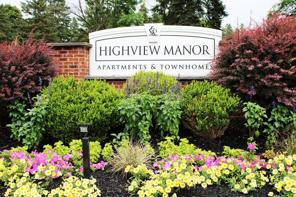 Entrance at Highview Manor Apartments, Fairport, New York