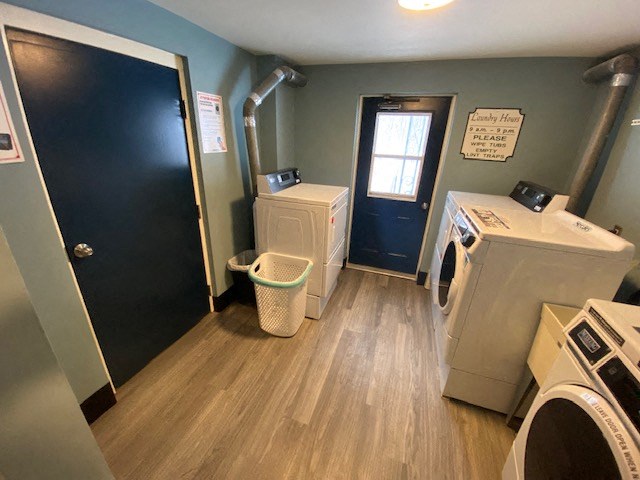 Renovated Hallway at  Lincoln Square Apartments at 4055 Knoll Drive in Hamburg, NY
