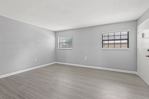 Renovated Apartment Home Living Room at The Flats at Seminole Heights, Tampa, FL