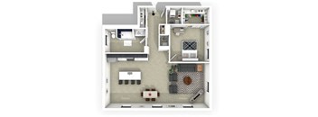 1 bed 1 bath J at The Annex Apartment, Buffalo, NY