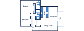Marina Floorplan at Residences at Soho in Tampa, FL