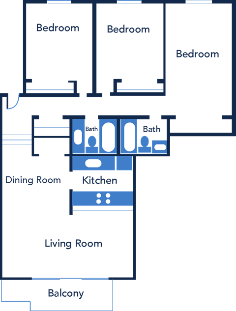 Pacifico Floorplan at Residences at Soho in Tampa, FL