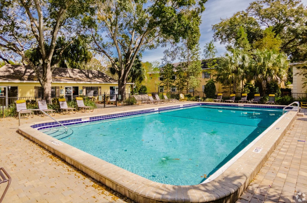 Luxury Swimming Pool at Fernwood Grove Apartments in Tampa Florida
