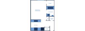 floor plan photo of the paramount in arlington, va