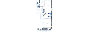 2 bed 2 bath Chardonnay Floor Plan at CenterPointe Apartments and Townhomes in Canandaigua NY