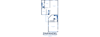 2 bed 2 bath C Zinfandel Floor Plan at CenterPointe Apartments and Townhomes in Canandaigua NY 14424
