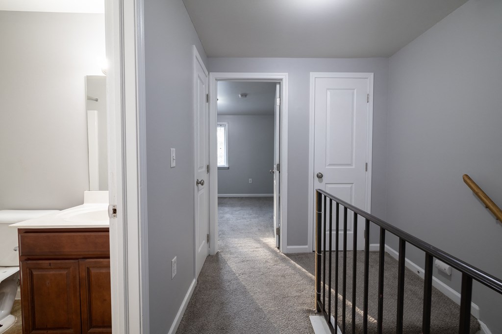 Renovated Hallway at Willowbrooke Apartments & Townhomes in Brockport NY 14420