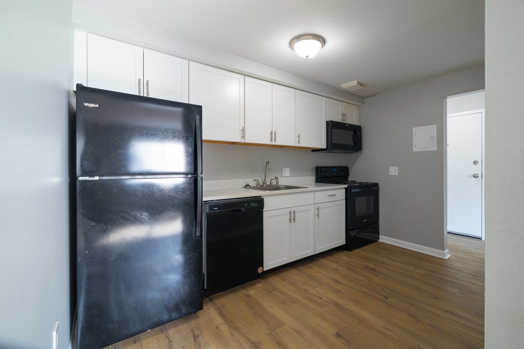 Kitchen view at Willowbrooke Apartments & Townhomes at 396 Willowbrooke Drive in Brockport, NY 14420