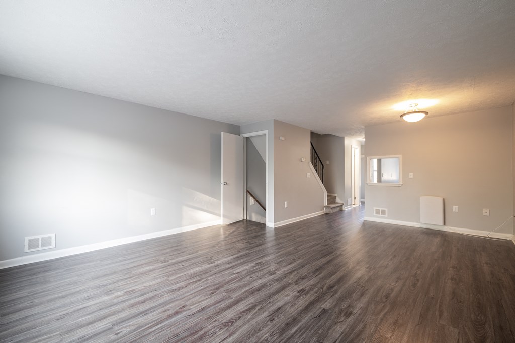 Renovated Living Room area at Willowbrooke Apartments & Townhomes at 396 Willowbrooke Drive in Brockport, NY 14420