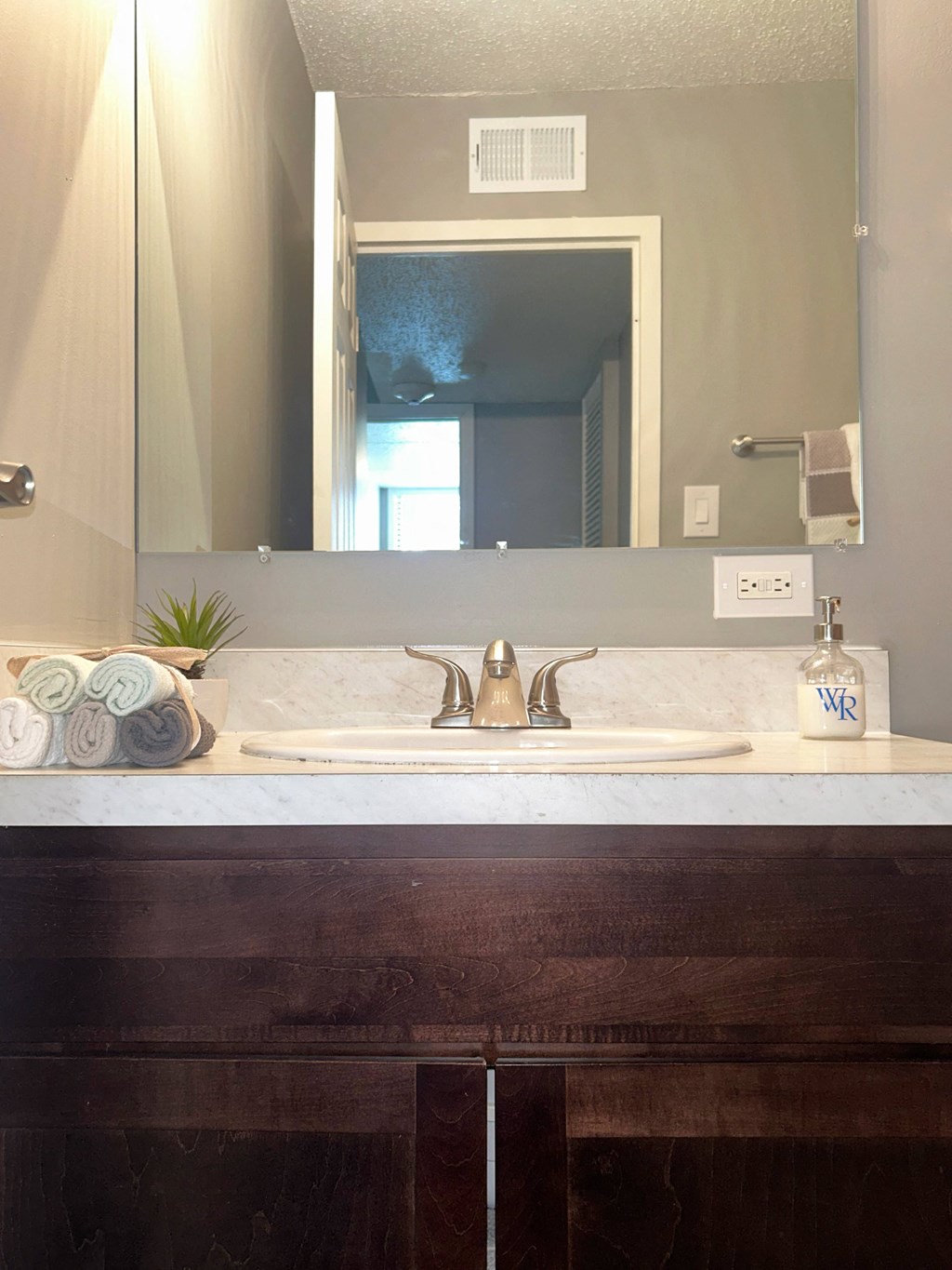 Bathroom at Woodland Ridge Apartments in Woodridge IL 60517