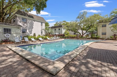 Private Swimming Pool at The Flats at Seminole Heights, Tampa, 33603