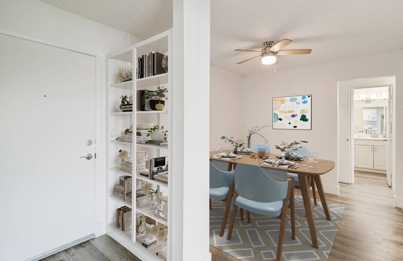 Dining Area of a 2 bedroom at Nutwood East Apartments
