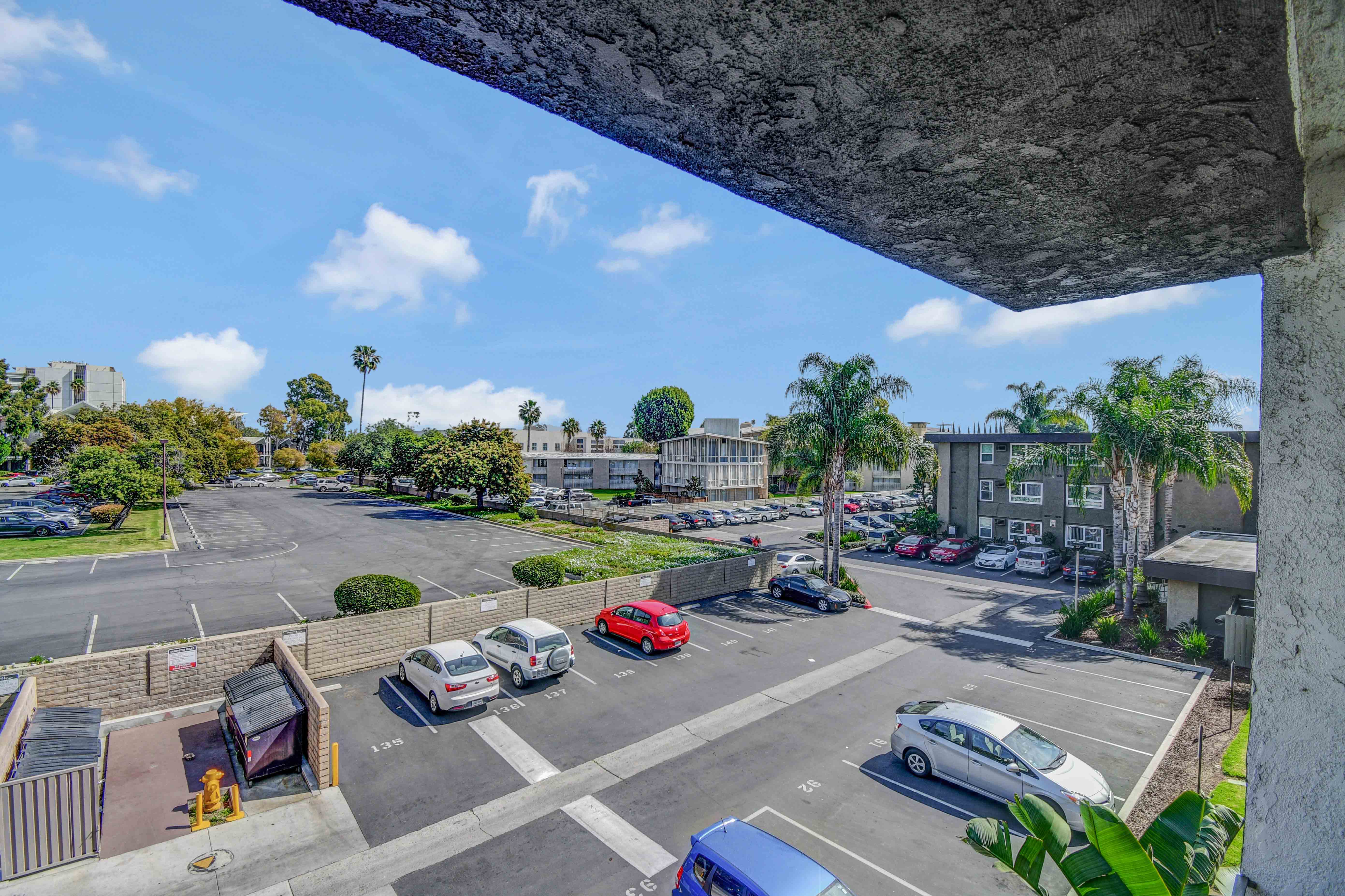 View of the parking area from the 3rd floor