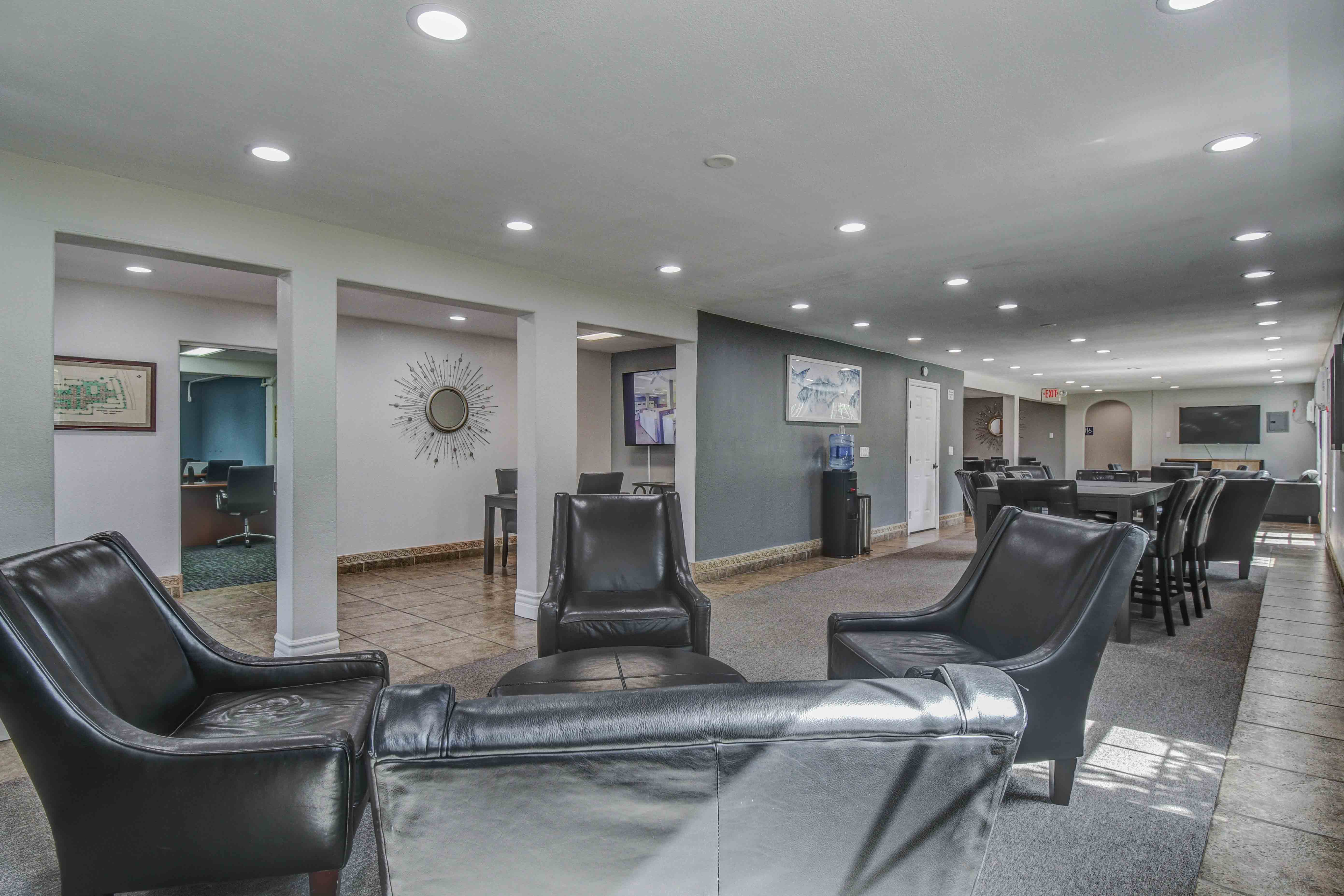 Recreation Room different angle of chairs and table