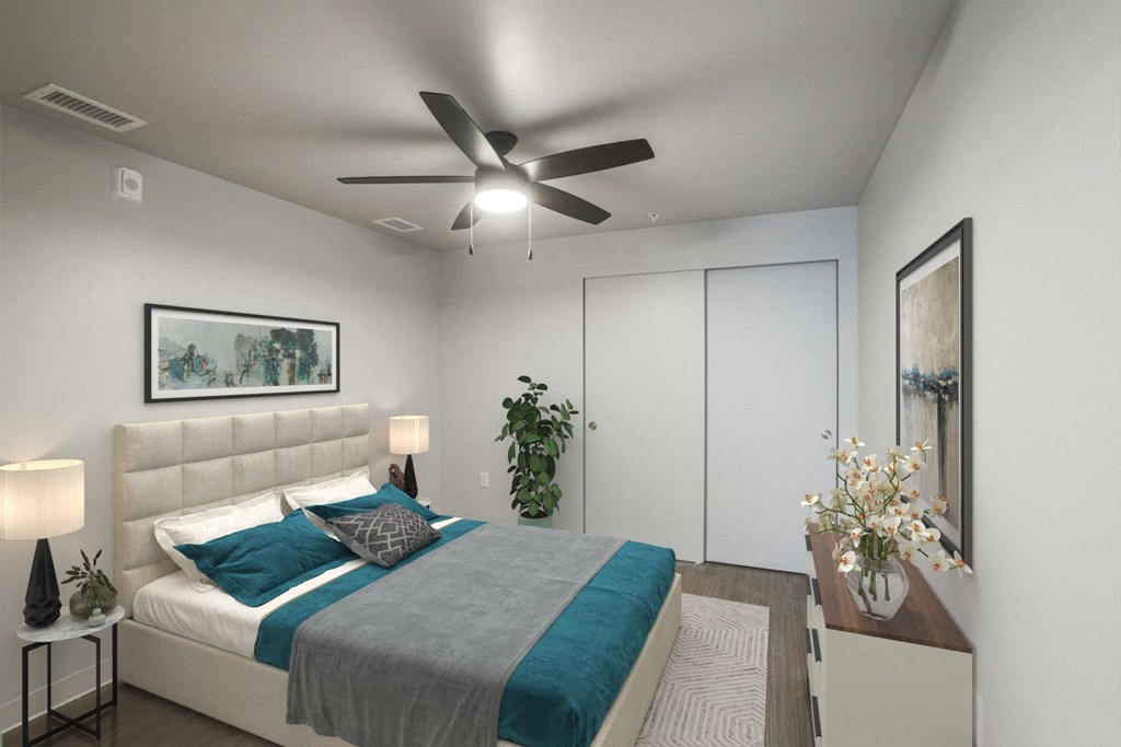 Belknap Place Lookout floor plan bedroom, Grand Rapids, Michigan