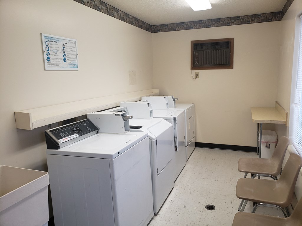 Holiday Hills Apartments laundry room, Cromwell, IN